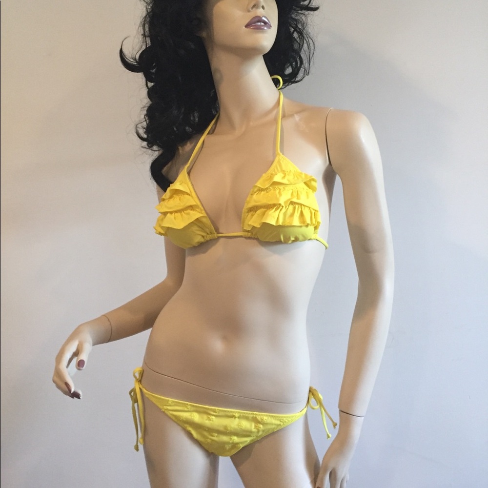 Cute Abercrombie & Fitch triangle bikini set